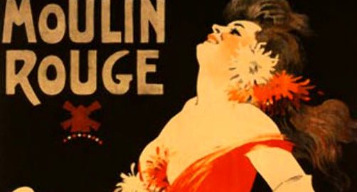 Jules Chéret Chérettes-Theater Moulin Rouge. Image: Wikipedia.