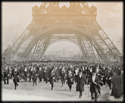 Expo 1900-pavillon de la Tunisie Stock Photo