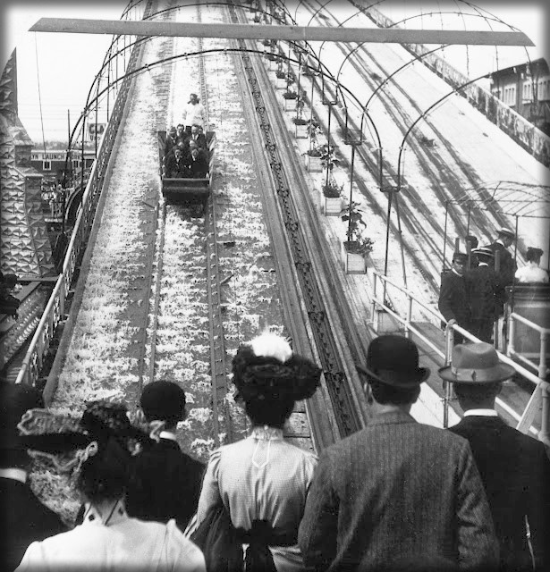 Shooting Up Ride Early Thrill Rides Dared Our Ancestors - Racing Nellie Bly